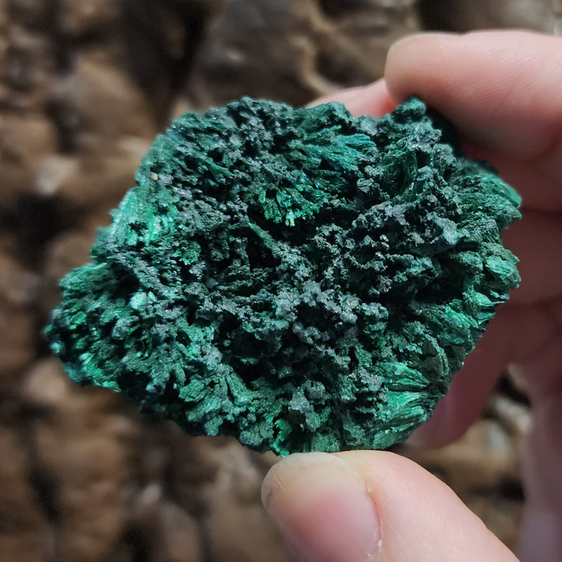 Fibrous Malachite