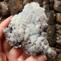 Blue Aragonite Cluster D (4