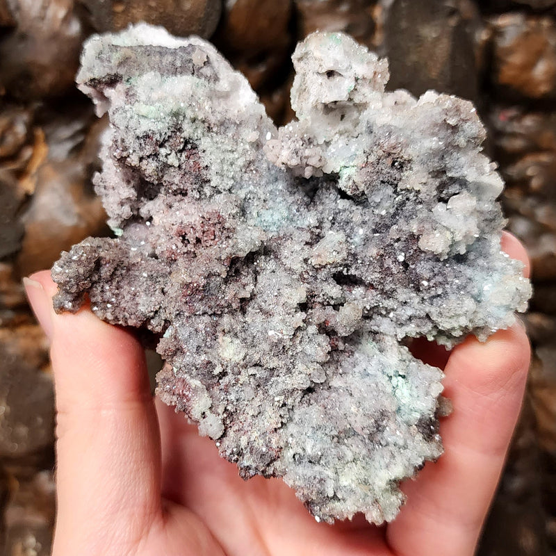 Blue Aragonite Cluster C (4.75")