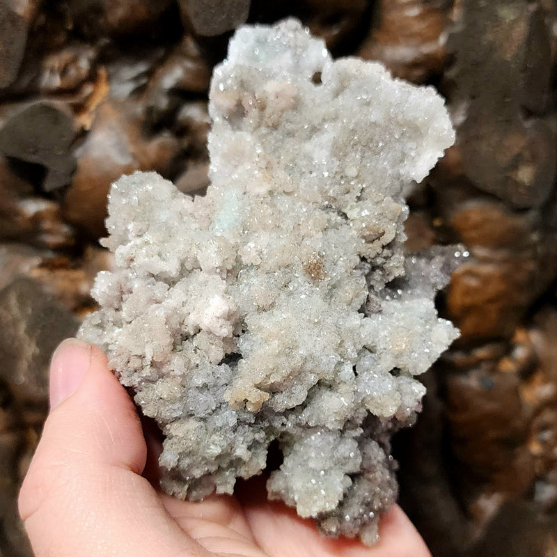 Blue Aragonite Cluster C (4.75")