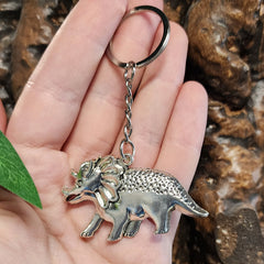 Triceratops Dinosaur Keychains