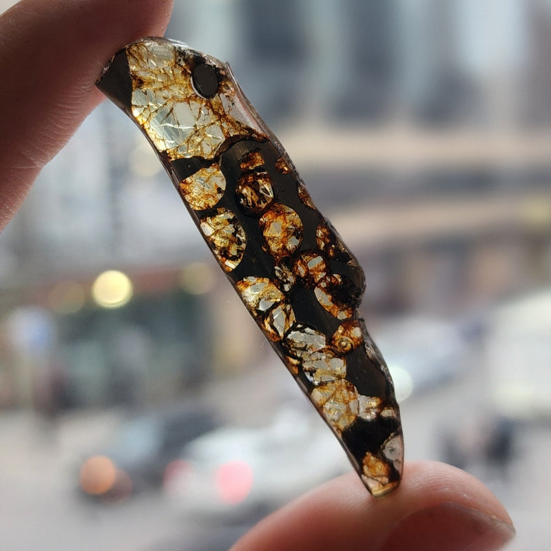 Seymchan Pallasite Meteorite A (2")