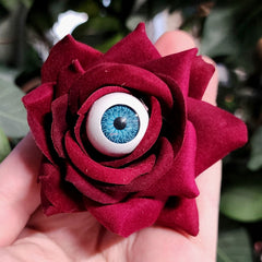 Eyeball Rose Hair Clips